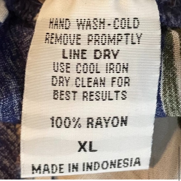 Aloha Hut Hawaiian Halter Tie Neck Dress Size XL - Picture 5 of 5